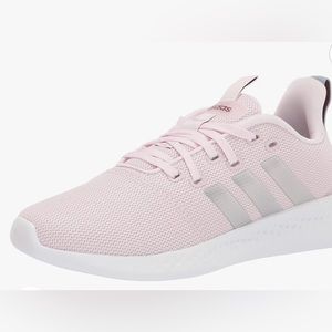 Adidas pink light weight trainers